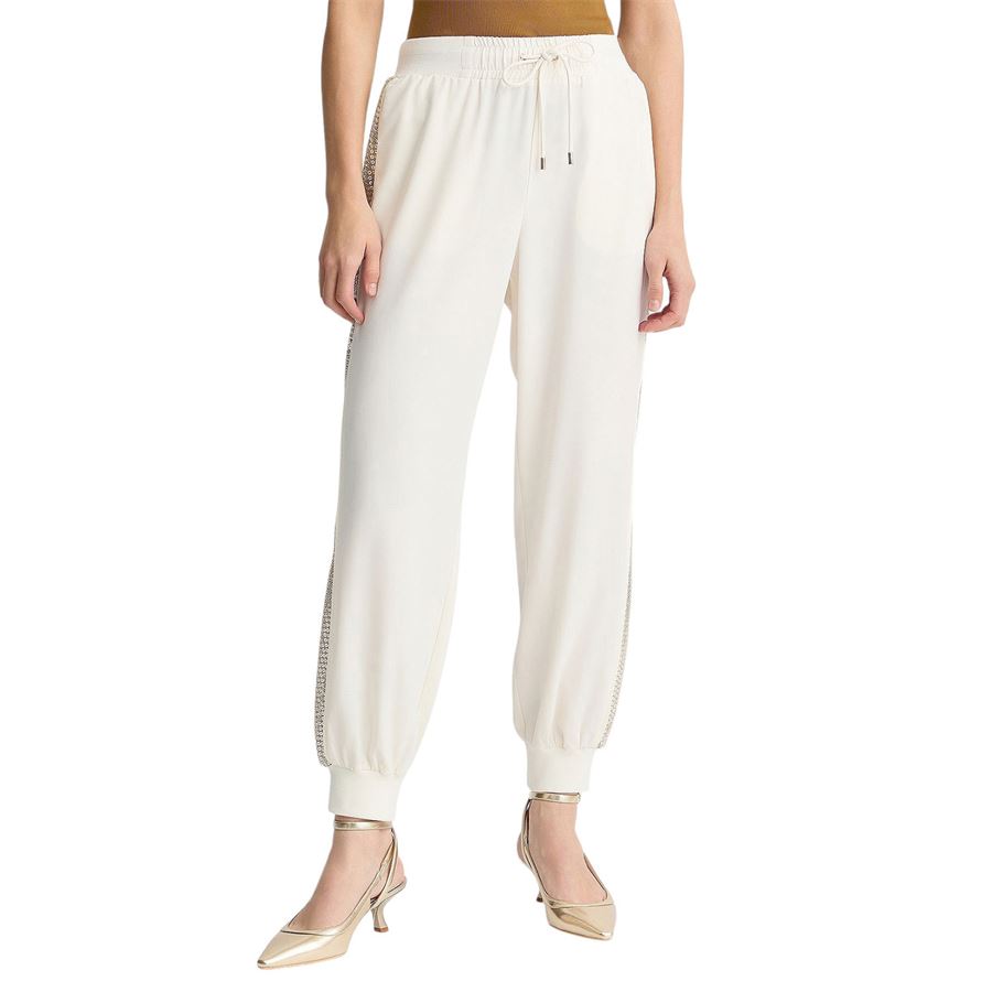 Pantaloni tuta da donna con paillettes Liu Jo | TA5264TS423M9185